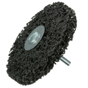 100mm Rust And Paint Removal Polycarbide Abrasive Stripping Disc 6mm Shank Wheel