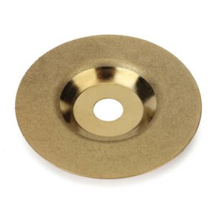 100mm x 16mm Diamond Grinding Wheel Disc Hard Alloy Golden Polishing Disc