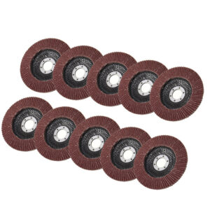 10pcs 125mm 40-120 Grit Sanding Flap Discs Metal Grinding Angle Grinder Wheel