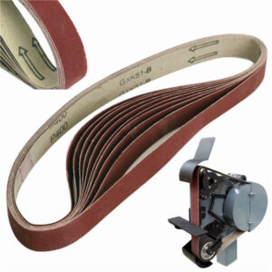 10pcs 760x25mm 400 Grit Sanding Belts Abrasive Sanding Paper