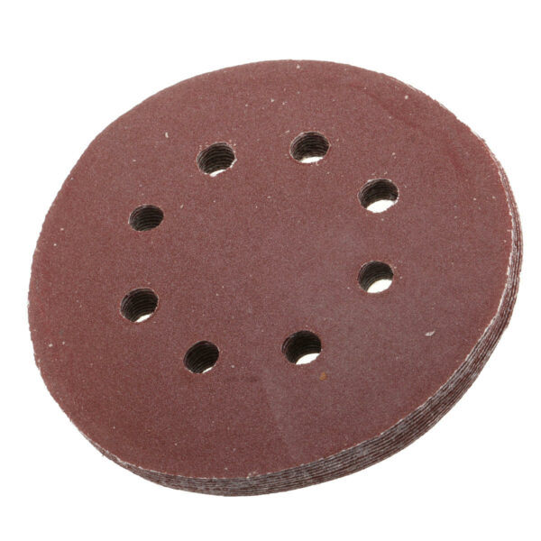 10pcs 8 Holes Abrasive Sand Discs Sanding Paper 60-2000 Grit SandPaper