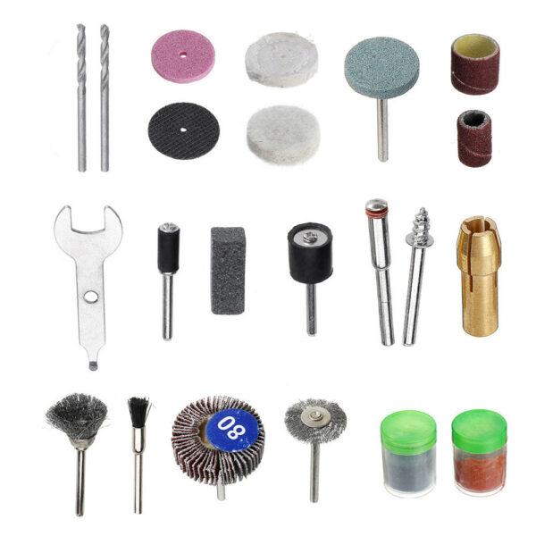 147pcs Electric Grinder Rotary Tools Accessory Set Sanding Polishing Cutting Derusting Grinding