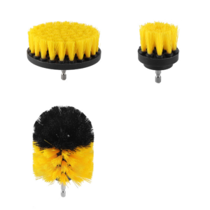 20pcs Drill Scrubber Cleaning Drill Brush Set Drill Brush Kit for Car Polishing Waxing Leather Wheel Tire Tile Toilet Clean