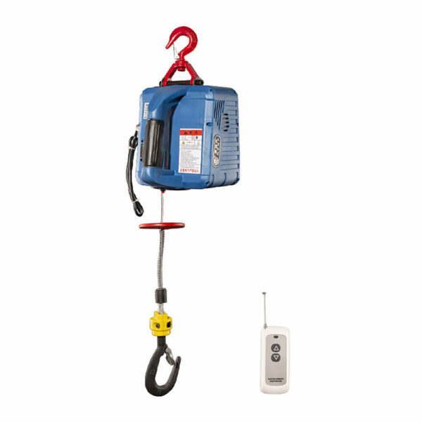 220V Portable Wireless Electric Hoist Lifting Wireless Handle Remote Control Tensioning Machine Electric Winch Lift