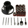 29pcs Drill Carving Positioner Locator with Sanding Bands and Rotary Burr  for Rotary Tool