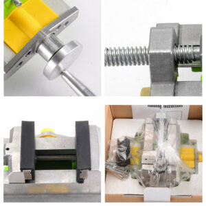 3 Inch Cross Slide Vise Vice Table Compound table Worktable Bench Alunimun Alloy Body For Milling Drilling BG-6368