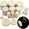 33pcs Wool Polishing Wheel Grinder Accessories for Rotary Tool