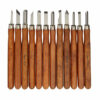 3/8/12Pcs Wood Carving Chisel Tool Set Wood Working Professional Gouges