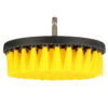 4.3 Inch Yellow Drill Cleaning Brush Powered Scrub for Shower Tub Tile Carpet