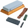 400/1000 3000/8000 Grit Sharpening Stone Double-Sided Gindstone Sharpener Stone White Corundum Whetstone Sharpening Tools