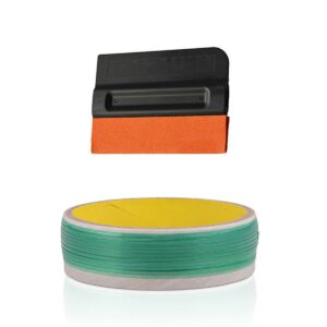 50M Safe Finish Line Knifeless Tape & Squeegee for Car Vinyl Wrapping Film Cutting