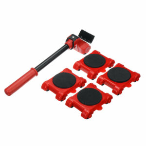 5Pcs Portable Furniture Lifter Mover Furniture Transport Set Tool Kits Iron