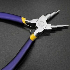 6-in-1 Bail Making Pliers Anti-Rust  Round Nose Looping Pliers for DIY Jewelry Making Tools