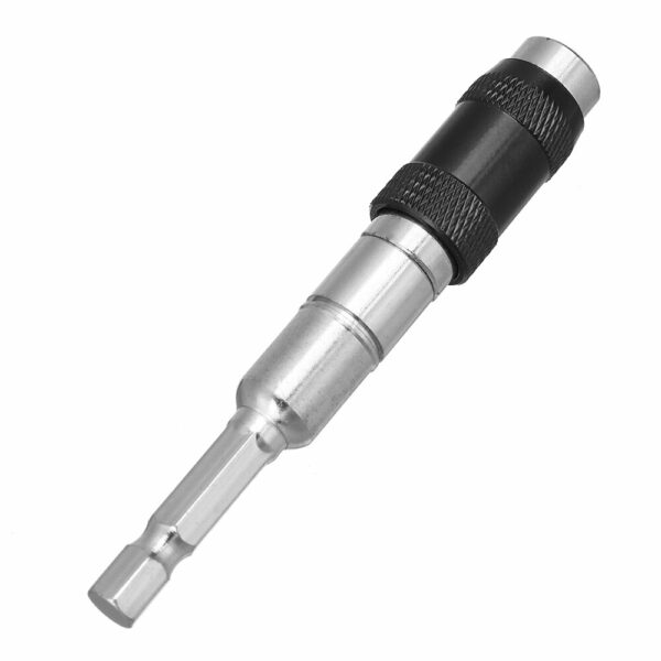 6.35mm Universal Connection Extension Rod Steel Alloy Impact Magnetic Pivoting Bit Tip Holder Swivel Screw Drill Accessory Bits