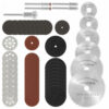 88Pcs Mini Circular Saw Blade Set Resin Wheels Diamond Cutting Discs Rotary Tool Accessories for Wood Plastic