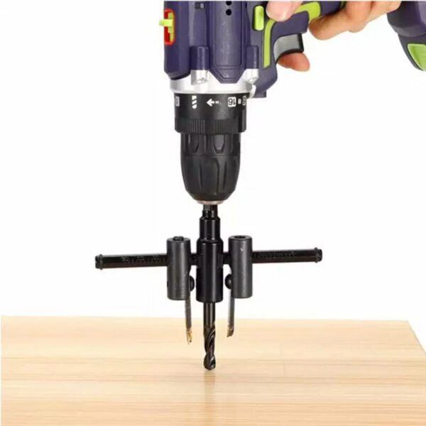 Adjustable 30-120/200/300mm Circle Hole Cutter Wood Drill Bit Carpentry Hole Saw