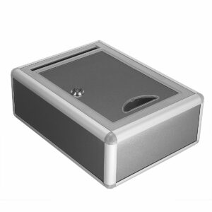 Aluminum Mail Letter Post Storage Box Outdoor Lockable Mailbox Wall Mounted