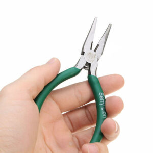 BERRYLION 5Inch 125mm Long Nose Pliers Wire Stripper Forceps Crimping Tool Durable Multifunctional Hand Tools