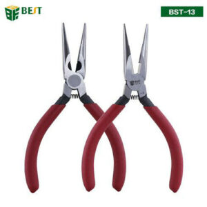 BEST Durable BST-13 Round Flat Needle Carbon Steel Long Nose Wire Pliers Beading Jewelry Making Tool