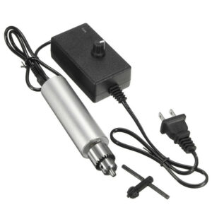 DC 6V-24V Mini Electric Hand Drill 385 DC Motor with JT0 Chuck Adjustable Speed DIY Tool