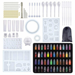 DIY Crystal Dropping Tool Set Bracelet Pendant Accessory Mold Combination with Drill Epper Horn Nail