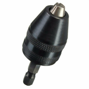 Drillpro 0.5-8mm 1/4 Inch Hex Shank Keyless Drill Chuck Drill Screwdriver Driver Adapter