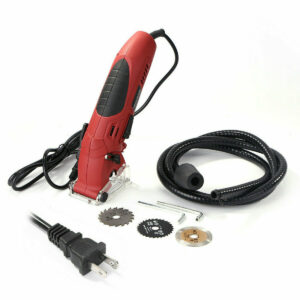 Electric Mini Laser Circular Saw Hand Held Grinder Cutting Tool Kit with 3 Blade Tools