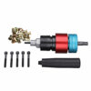 LT8 Electric Riveter Nut Riveting Tools Kit Clutch Type Automatic Stop Cordless Riveting Adapter M5 For Electric Drill