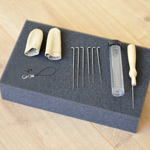 Needle Felting Foam Starter Kit Wool Felt Tools Mat + Needles + Craft Accessories Set