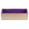 New Wood Loaf Soap Mould with Silicone Mold Cake Making Wooden Box Soap