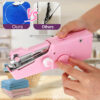 Portable Mini Handheld Cordless Sewing Machine Stitching Home Clothes + Tools Kit