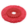 Red Hemp Rope Buffing Wheel for Stainless Steel Metal Coarse Grinding Angle Grinder Polishing Tools