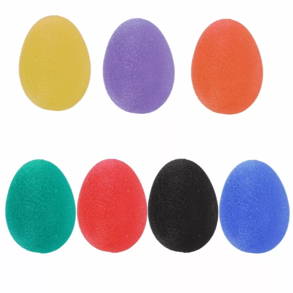 Silicone Stress Relief Balls Portable Finger Exercise Hand Therapy Squeeze Balls