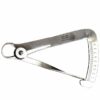 Stainless Steel Autoclavable Caliper Dental Surgical Dentist Lab Dental Ruler 0 to 10mm Scale Surgical Ruler Measuring Tools