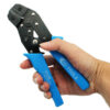 WEIERLI SN-02WF Mini European Style Crimping Plier Ratchet Type Terminal Crimping Tool 0.14-2.5mm2