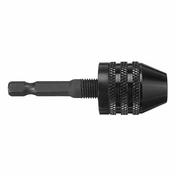 0.5-8mm Keyless Chuck 3 Jaw Drill Adapter 1/4 Inch Hex Shank Nickel Plating Drill Chuck