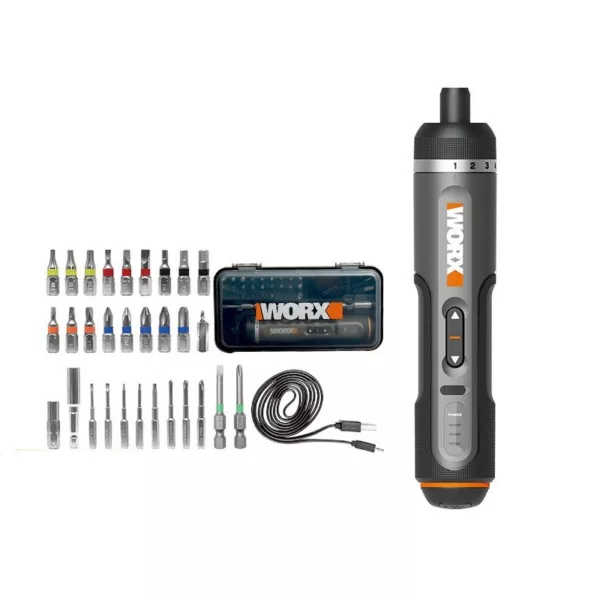 Youpin Worx 4V Electrical Screwdriver Sets WX242 Smart Cordless Electric Screwdrivers USB Rechargeable Handle 30 Bit